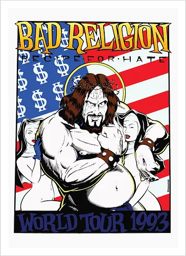 Bad Religion – Recipe for Hate World Tour 1993 – Loja MacacoRato