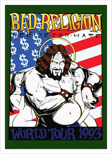 Bad Religion – Recipe for Hate World Tour 1993 – Loja MacacoRato