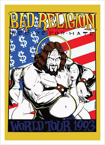 Bad Religion – Recipe for Hate World Tour 1993 – Loja MacacoRato