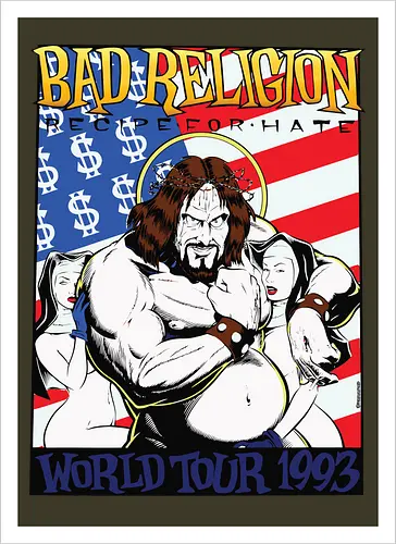 Bad Religion – Recipe for Hate World Tour 1993 – Loja MacacoRato
