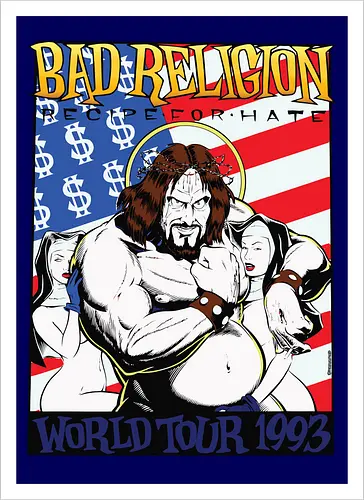 Bad Religion – Recipe for Hate World Tour 1993 – Loja MacacoRato