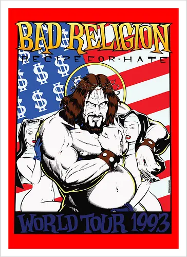 Bad Religion – Recipe for Hate World Tour 1993 – Loja MacacoRato