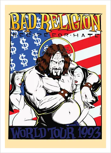 Bad Religion – Recipe for Hate World Tour 1993 – Loja MacacoRato