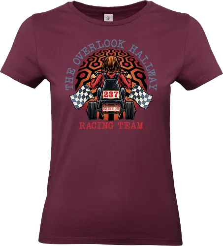 Overlook Racing - Movie, film, horror, funny, humor, racing, thriller, Halloween, psychological - Standard T-Shirt (Women)
