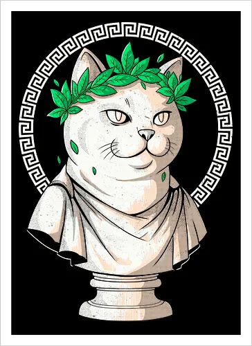 Imperial Cat Statue