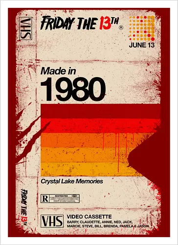 Friday the 13th Blank Tape