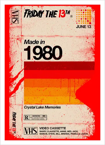 Friday the 13th Blank Tape