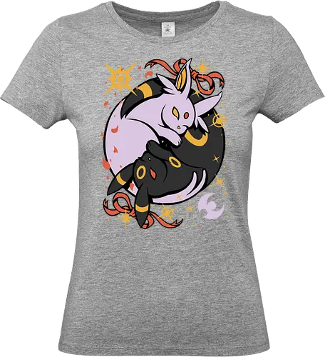 Sun Moon Yin Yang - anime, Pocket, Evolution, Mouse - Standard T-Shirt (Women)
