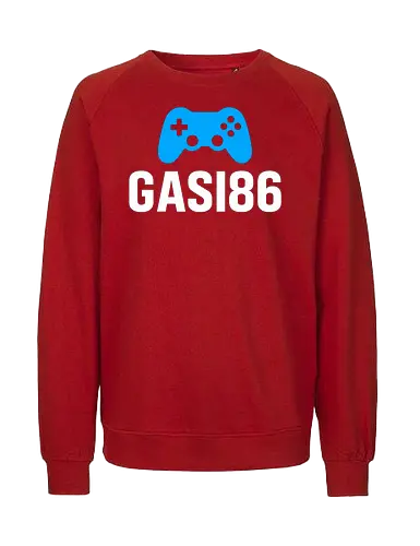 Hubert(DER ECHTE) - GASI86, Gaming, Gamer, Controller, Zocken, E-Sports, Streamer, YouTube, Twitch, Gaming Community, Videospiele, Gaming Merch, Team GASI86, Zockerlife, Gaming Style, Gamer Hoodie, Gamer Shirt - Fairtrade Sweatshirt