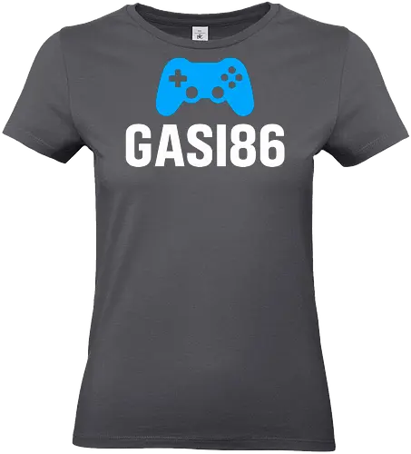 Hubert(DER ECHTE) - GASI86, Gaming, Gamer, Controller, Zocken, E-Sports, Streamer, YouTube, Twitch, Gaming Community, Videospiele, Gaming Merch, Team GASI86, Zockerlife, Gaming Style, Gamer Hoodie, Gamer Shirt - Standard T-Shirt (Women)