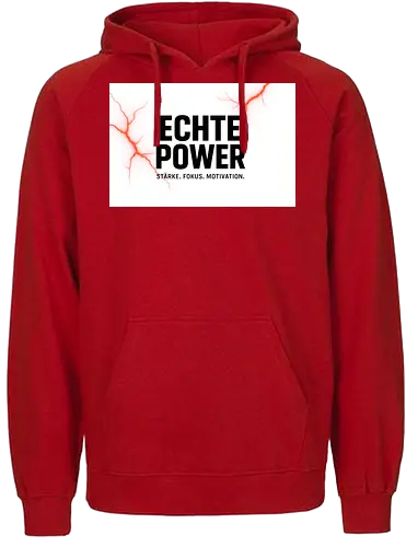 Hubert(DER ECHTE) - Hubert, Echte Power, Motivation, Stärke, Fokus, Training, Fitness, Sport, Gym, Bodybuilding, Krafttraining, Disziplin, Ausdauer, Power, Workout, Sportler, Lifestyle, Energie, Athlet, Motivation Wear, Fitness Kleidung - Fairtrade Hoodie