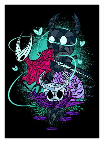 Stained Glass Bug Warriors Fantasy