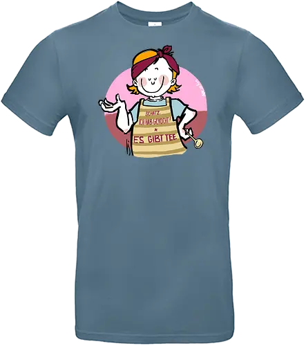 Schatz, ich hab gekocht... - Ringelpullisprüche, Ringeldinger, streifenweise, Spruch, Weisheit, Motivation, Ringelpulli, SprücheShirt, Cartoon Illustration, Statement, Handgezeichnet, Humor, Selbstironie, Streifenpulli, Spruchshirt, deutsch - Standard T-Shirt