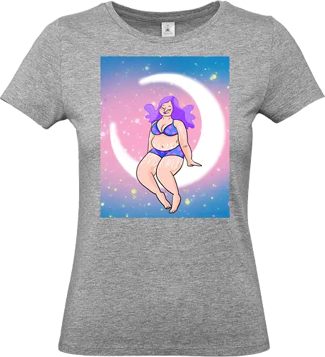 Lunar Scars - Comic, Woman, Frau, Feminismus, Mond, Weiblichkeit - Standard T-Shirt (Women)