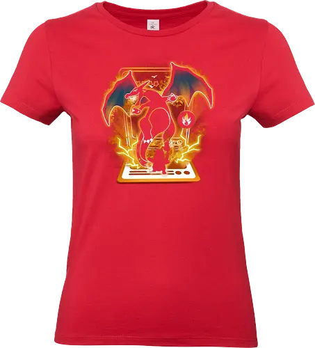 Fire Type Monster Card - Standard T-Shirt (Women)
