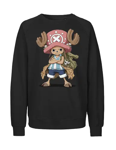 Captain Chopper's Grand Adventure - anime, manga, fan art, t-shirt design, art print, cute anime, Rumble Ball, doctor, Grand Line, geek art, stylish, iconic, Tony Tony Chopper, Chopper One Piece, Straw Hat Pirates - Fairtrade Sweatshirt