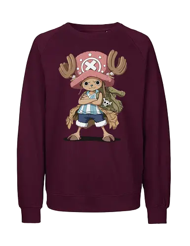 Captain Chopper's Grand Adventure - anime, manga, fan art, t-shirt design, art print, cute anime, Rumble Ball, doctor, Grand Line, geek art, stylish, iconic, Tony Tony Chopper, Chopper One Piece, Straw Hat Pirates - Fairtrade Sweatshirt