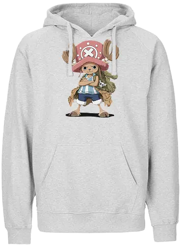 Captain Chopper's Grand Adventure - anime, manga, fan art, t-shirt design, art print, cute anime, Rumble Ball, doctor, Grand Line, geek art, stylish, iconic, Tony Tony Chopper, Chopper One Piece, Straw Hat Pirates - Fairtrade Hoodie