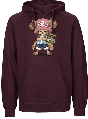 Captain Chopper's Grand Adventure - anime, manga, fan art, t-shirt design, art print, cute anime, Rumble Ball, doctor, Grand Line, geek art, stylish, iconic, Tony Tony Chopper, Chopper One Piece, Straw Hat Pirates - Fairtrade Hoodie