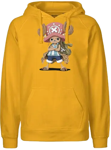 Captain Chopper's Grand Adventure - anime, manga, fan art, t-shirt design, art print, cute anime, Rumble Ball, doctor, Grand Line, geek art, stylish, iconic, Tony Tony Chopper, Chopper One Piece, Straw Hat Pirates - Fairtrade Hoodie