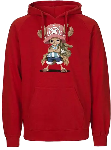 Captain Chopper's Grand Adventure - anime, manga, fan art, t-shirt design, art print, cute anime, Rumble Ball, doctor, Grand Line, geek art, stylish, iconic, Tony Tony Chopper, Chopper One Piece, Straw Hat Pirates - Fairtrade Hoodie