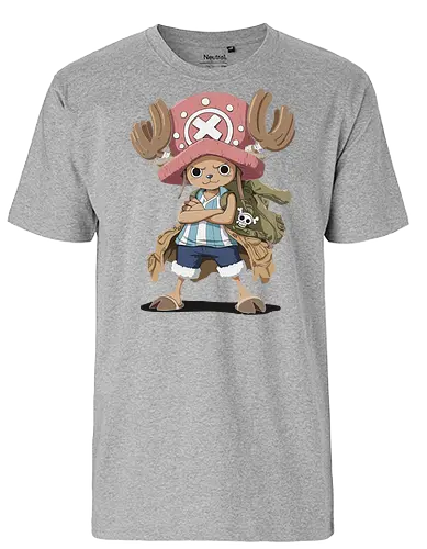 Captain Chopper's Grand Adventure - anime, manga, fan art, t-shirt design, art print, cute anime, Rumble Ball, doctor, Grand Line, geek art, stylish, iconic, Tony Tony Chopper, Chopper One Piece, Straw Hat Pirates - Fairtrade T-Shirt