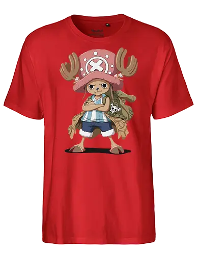Captain Chopper's Grand Adventure - anime, manga, fan art, t-shirt design, art print, cute anime, Rumble Ball, doctor, Grand Line, geek art, stylish, iconic, Tony Tony Chopper, Chopper One Piece, Straw Hat Pirates - Fairtrade T-Shirt