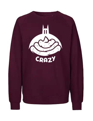 Bat S Crazy - batty, halloween jokes, halloween funny, Bat crazy, funny, halloween, puns, pun - Fairtrade Sweatshirt