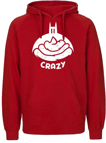 Bat S Crazy - batty, halloween jokes, halloween funny, Bat crazy, funny, halloween, puns, pun - Fairtrade Hoodie