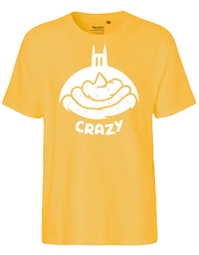 Bat S Crazy - batty, halloween jokes, halloween funny, Bat crazy, funny, halloween, puns, pun - Fairtrade T-Shirt