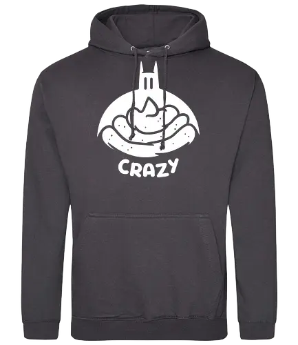 Bat S Crazy - batty, halloween jokes, halloween funny, Bat crazy, funny, halloween, puns, pun - Standard Hoodie
