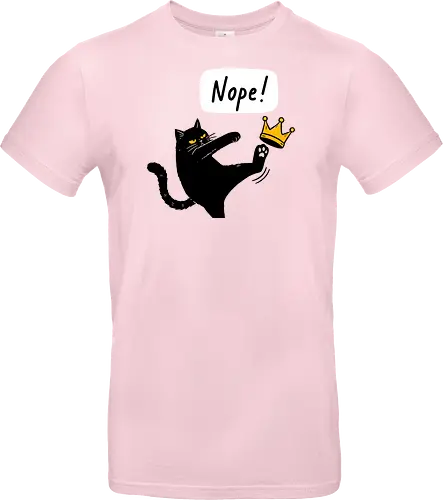 Nope Cat Kicking Crown