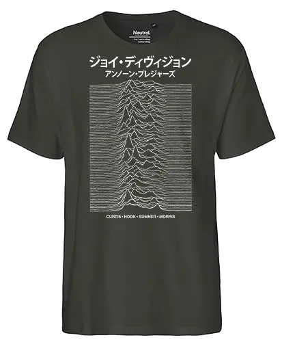 Post Punk Album Japanese Version Art - Music, ian curtis, punk, music, post punk, pop culture, parody, joke, humor, nerd, gift idea, funnytee, funny teeshirt, geek, cool, puns, sarcasm, funny slogan - Fairtrade T-Shirt
