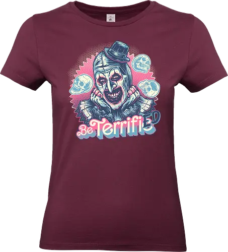 Be Terrified - Movie, film, horror, Halloween, horror movies, classic horror, terrified - Standard T-Shirt (Women)