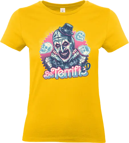 Be Terrified - Movie, film, horror, Halloween, horror movies, classic horror, terrified - Standard T-Shirt (Women)
