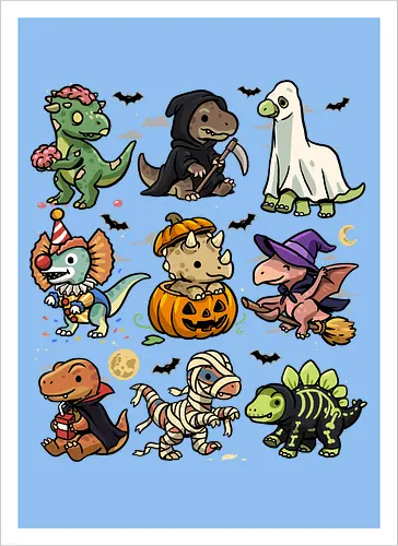 Spooky Dinosaurs