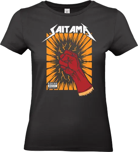 Saitama - Metal, music, rock, metal, anime, manga, one punch, saitama - Standard T-Shirt (Women)