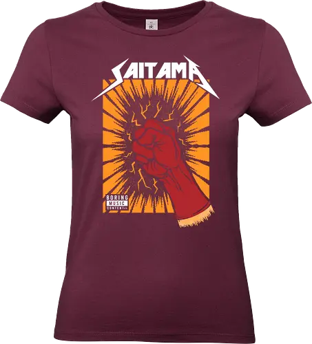 Saitama - Metal, music, rock, metal, anime, manga, one punch, saitama - Standard T-Shirt (Women)