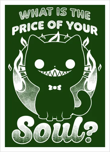 Cat Buys Souls - Creepy Demon Pet