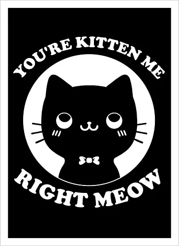 Cat Ironic Sarcastic Pun 