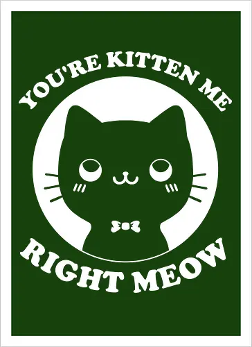 Cat Ironic Sarcastic Pun 