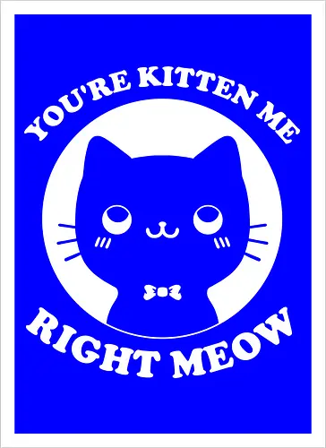 Cat Ironic Sarcastic Pun 