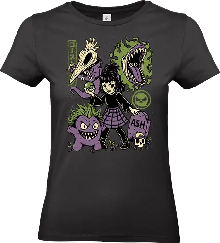 Ghost Monster Trainer - Movie, Tv Show, Scary, Classic Horror, Horror, Classic, Vintage, Retro, Retro Vintage, Anime, Game, Video Game, Monsters, Monster, Summoning, Summon, Summoned, Summoning Ritual, Spooky, Spooky Season, Halloween, Gothic, Goth, Japanese, Ghosts, Ghost, Cemetery - Standard T-Shirt (Women)