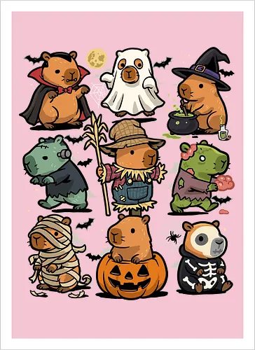 Spooky Capybaras