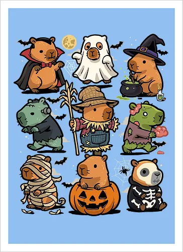 Spooky Capybaras