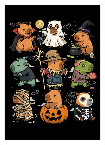 Spooky Capybaras