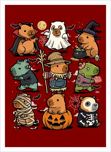 Spooky Capybaras