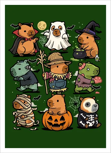 Spooky Capybaras