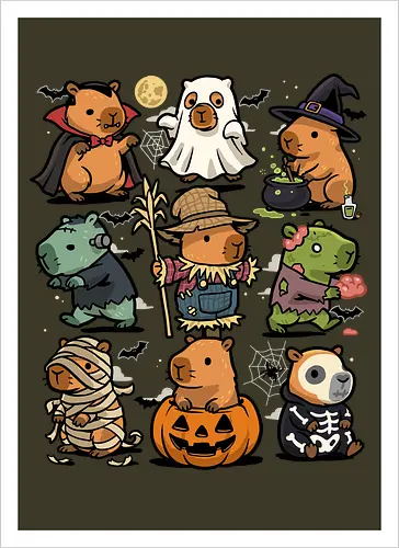 Spooky Capybaras