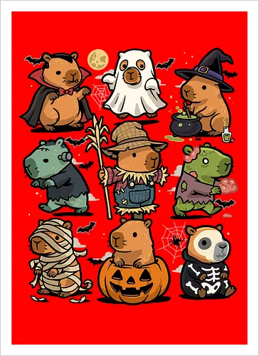 Spooky Capybaras